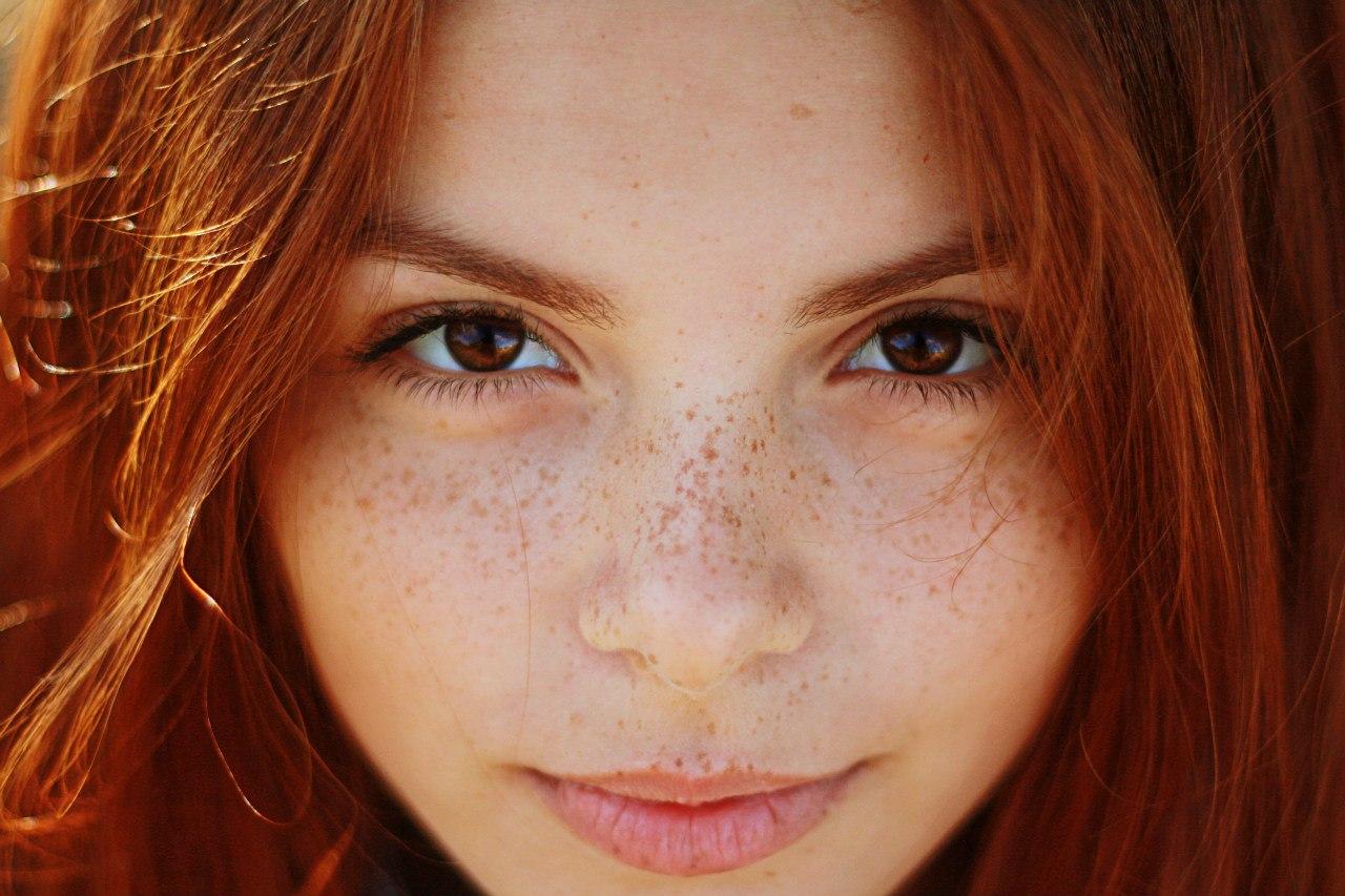 Cute freckled teen casting with silvia